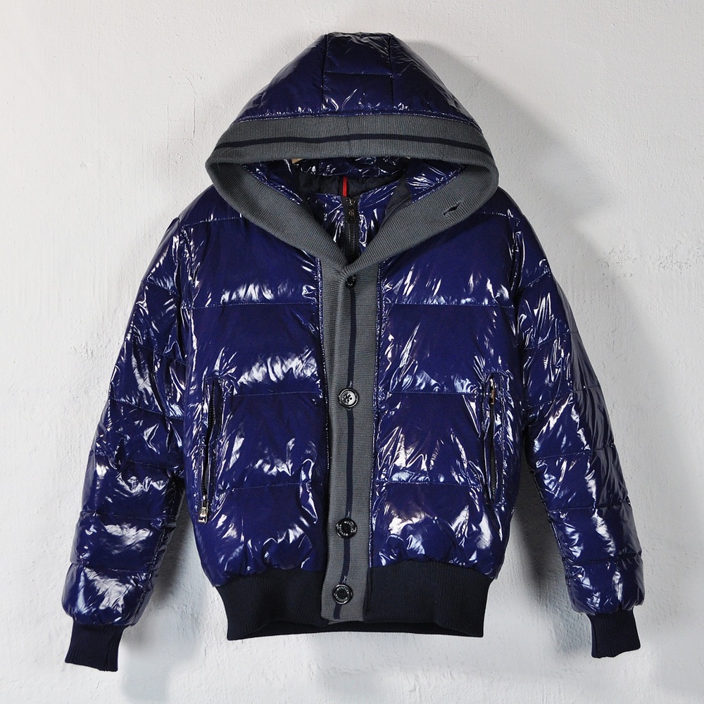 Vintage MONCLER Shiny Down Puffer Coat - Medium